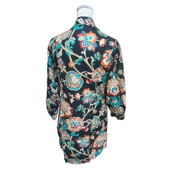 $266 Love the Label Womens button down shirt dress Mini Dress Size S - Picture 3 of 5